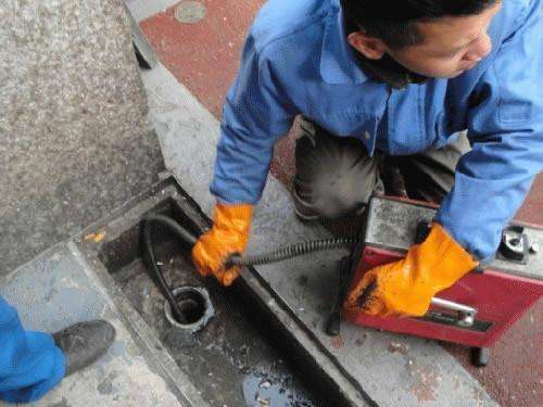 克井镇疏通下水道