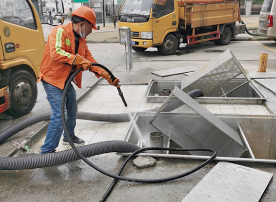 克井镇隔油池清理